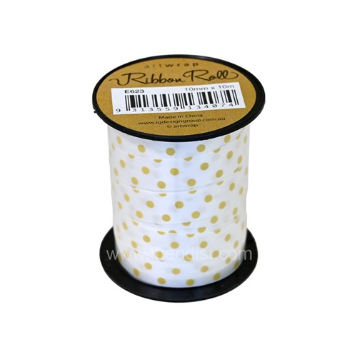 Artwrap E623 Ribbon Roll 10mmx10m for Wedding Assorted Designs_3 - Theodist