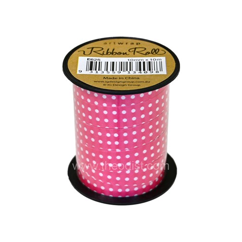 Artwrap E625 Ribbon Roll 100mmx10m Assorted Coluors_4 - Theodist
