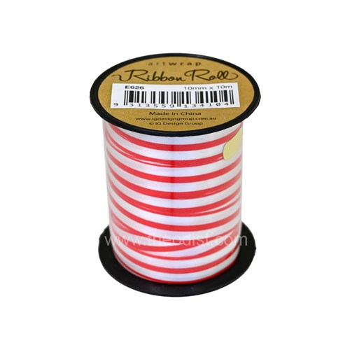 Artwrap E626 Ribbon Roll 10mmx10m Assorted Colour/Designs_2 - Theodist