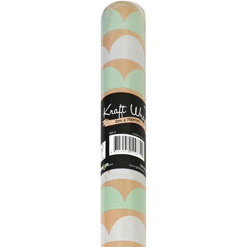 Artwrap E6915 Gift Wrap Fsc K/Designer Roll 2m X 700mm - Theodist
