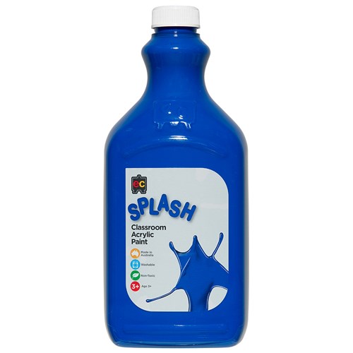 Educational Colours Classroom Splash Acrylic Paint 2 Litre_BLU - Theodist