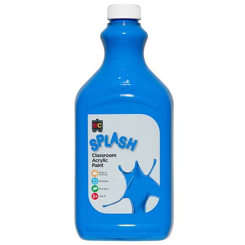 Educational Colours Classroom Splash Acrylic Paint 2 Litre_LBLU - Theodist