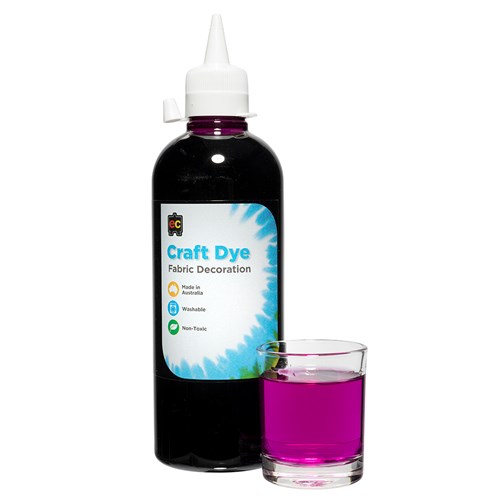 Educational Colours Craft Dye Fabric Decoration 500mL_PUR - Theodist 