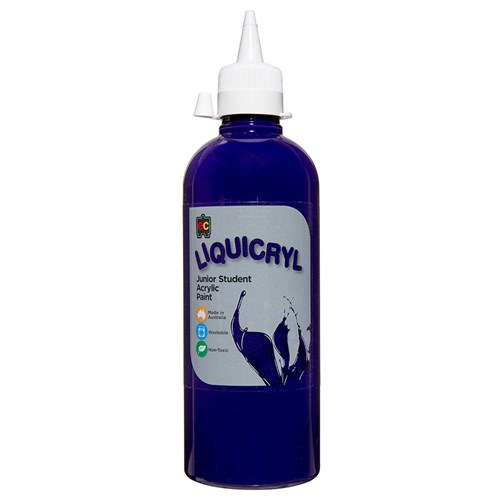 Educational Colours Liquicryl Junior Student Acrylic 500mL_12 - Theodist