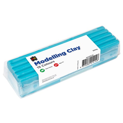 Educational ERM500 Colours Modelling Clay 500g_LBlue - Theodist