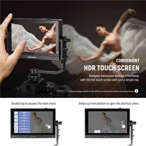 Neewer F500 5.5" Camera Monitor Kit Touch Screen with F550 LI-ION Battery_2 - Theodist