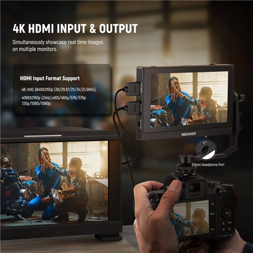 Neewer F500 5.5" Camera Monitor Kit Touch Screen with F550 LI-ION Battery_4 - Theodist