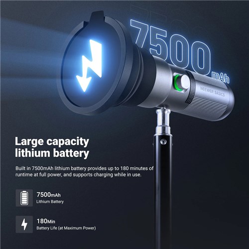 Neewer Basics FL10 10W LED Photography Flashlight_2 - Theodist