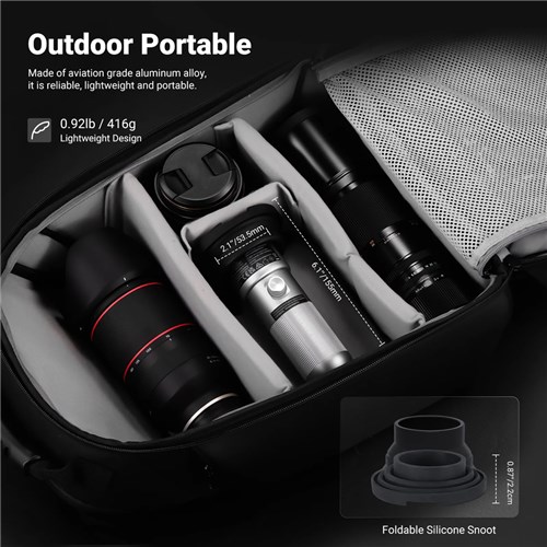 Neewer Basics FL10 10W LED Photography Flashlight_7 - Theodist