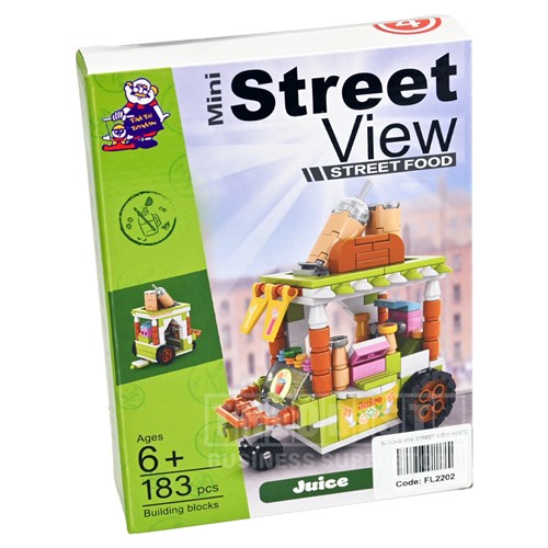 Mini Street View Food Carts Ages 6+ Building Blocks_Juice - Theodist