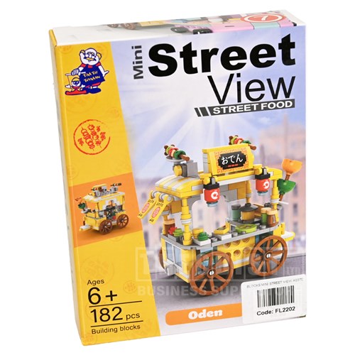 Mini Street View Food Carts Ages 6+ Building Blocks_Oden - Theodist
