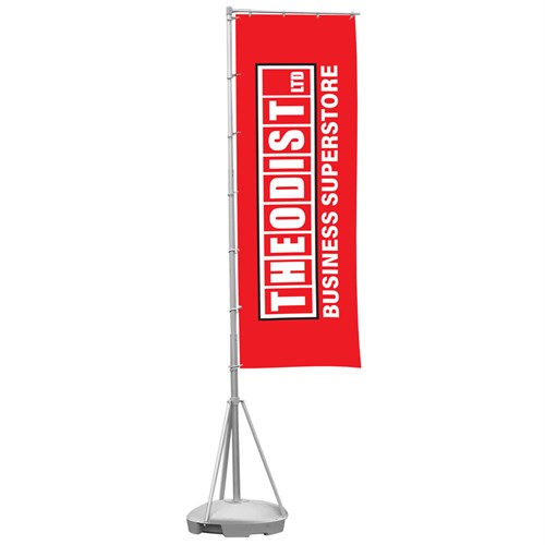 Flagpole Display Outdoor 4.1m Includes Printing - Theodist