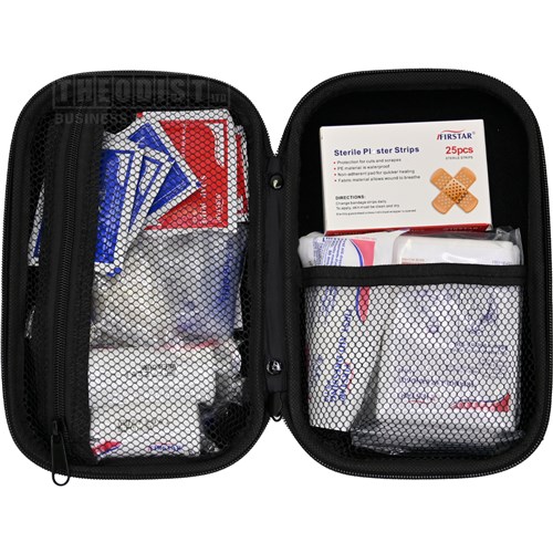 Firstar First Aid Kit in Zippered Case 42 Pcs, Grey_2 - Theodist