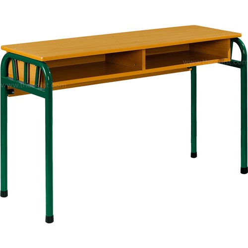 School Desk FT0604 Double 1200x400x750mm_GRN - Theodist