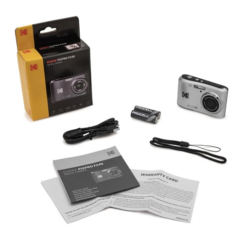 Kodak PIXPRO FZ45 Friendly Zoom Camera, Silver_7 - Theodist