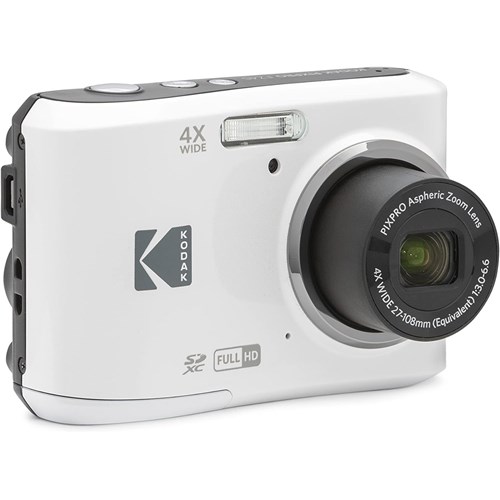 Kodak PIXPRO FZ45 Digital Camera Friendly Zoom White - Theodist
