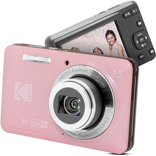 Kodak FZ55 Friendly Zoom Camera, Pink_1 - Theodist