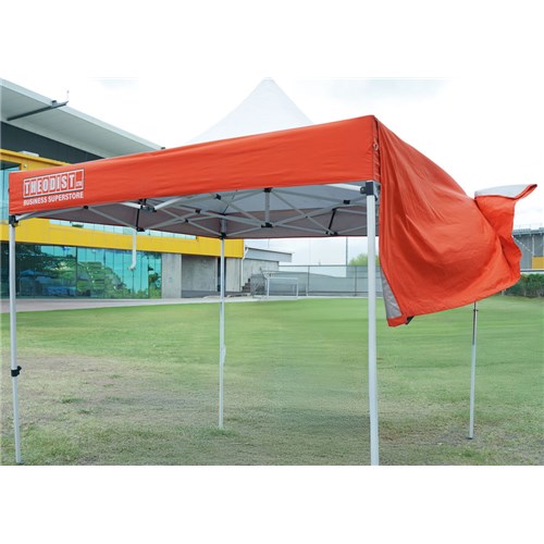 Theodist Gazebo with Awning Red-White 3x3m_1 - Theodist