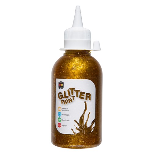 Educational Colours Glitter Paint 250mL_2 - Theodist