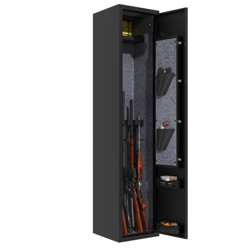 Shotgun Locker, Black, 300Lx300Wx1380H_2 - Theodist