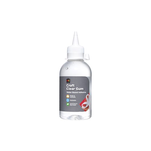 Educational Colours GUM125 Craft Clear Gum Glue 125mL - Theodist