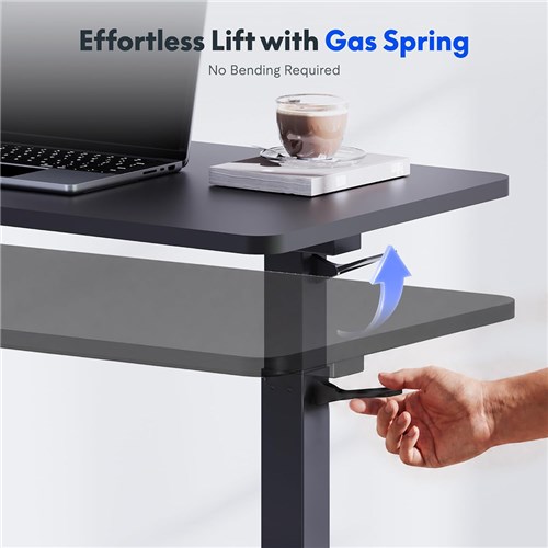 FlexiSpot H7 Overbed Table Adjustable Desk Manual Gas Lift 700Wx400Dx660-1060H_2 - Theodist