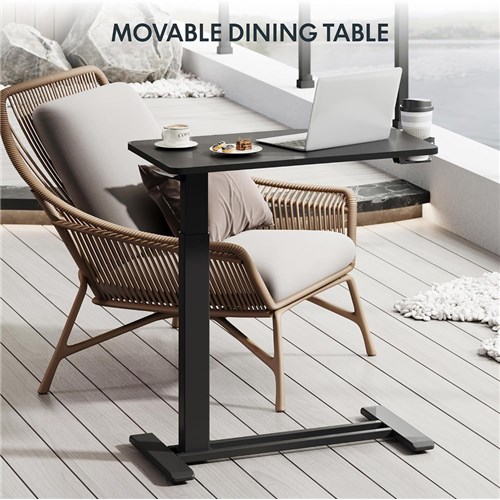 FlexiSpot H7 Overbed Table Adjustable Desk Manual Gas Lift 700Wx400Dx660-1060H_9 - Theodist