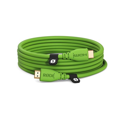 Rode HDMI-3 Premium High Speed Cable (3M/10FT) Green HDMICABLE3M-G - Theodist