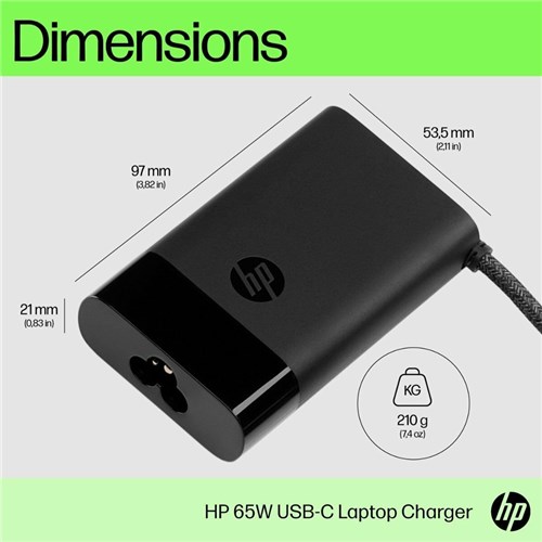 Charger for Laptop HP 65W USB-C 671R2AA_3 - Theodist
