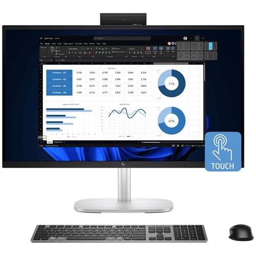 HP EliteStudio 8 G1i AIO Desktop, 27" Touch, U7-265, VPro, 16GB, 512GB, Win11 Pro, C0UL6PT - Theodist