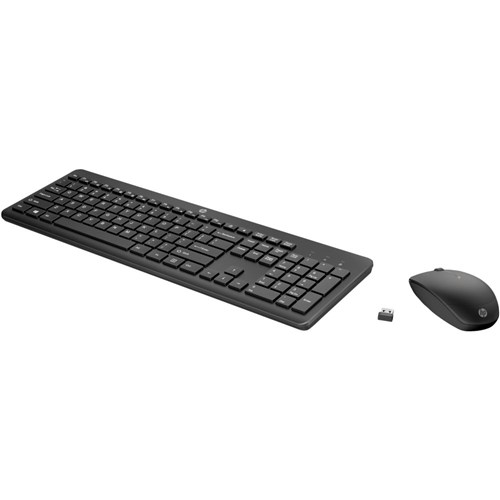 Hp 230 Wireless Keyboard & Mouse Combo Black 18H24AA_1 - Theodist