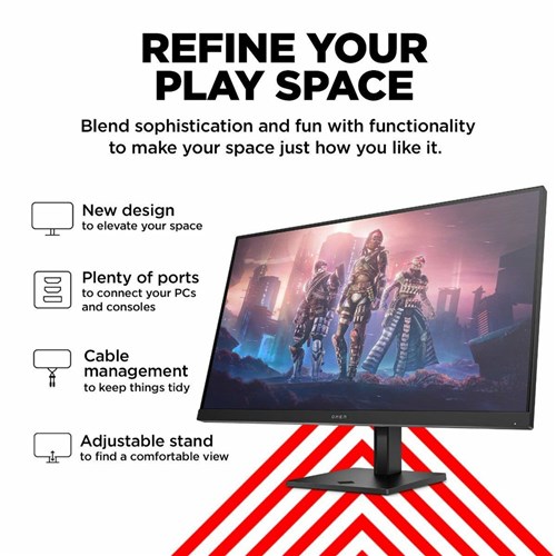 Hp Omen 32Q Gaming Monitor 31.5" QHD EDGE-LIT with HDMI + Height Vesa 100x100m 780K1AA_6 - Theodist