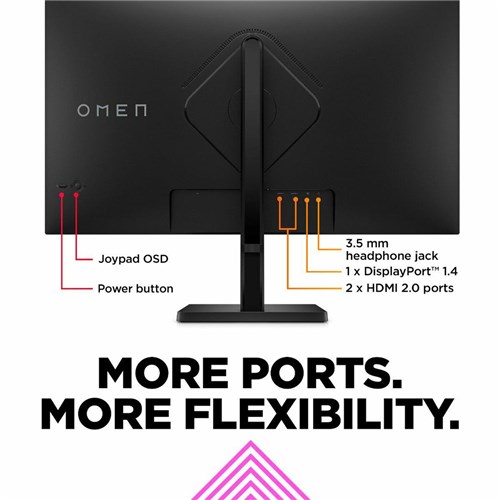 Hp Omen 32Q Gaming Monitor 31.5" QHD EDGE-LIT with HDMI + Height Vesa 100x100m 780K1AA_8 - Theodist