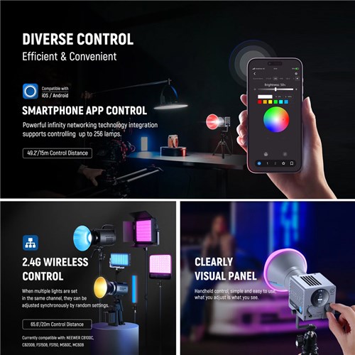 Neewer HS60C Handheld RGB Video LighT (AU)_4 - Theodist