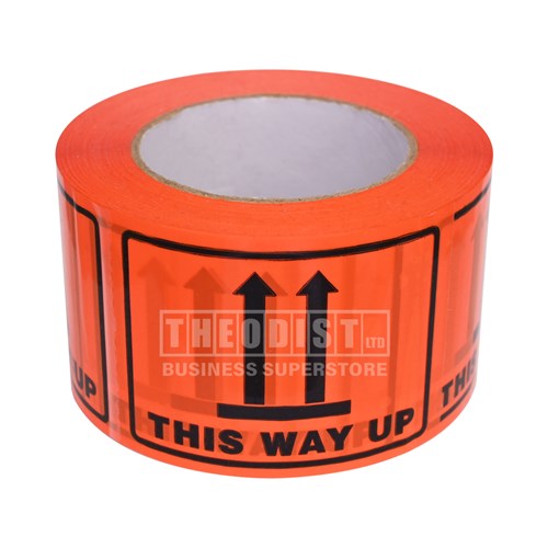 Italplast 1490 This Way Up Label Tape 72x100mm 660pcs - Theodist