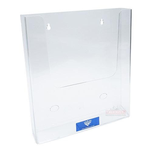 Italplast I548 Wall Mount Brochure Holder A4 Single - Theodist