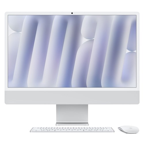 iMac 24" Desktop M4 +8core CPU 10core 16GB 512GB SSD Silver MWUV3X/A - Theodist