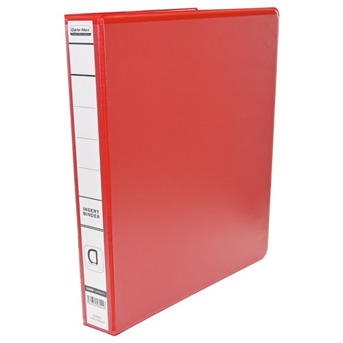 DataMax INB252 Insert Binder 2 D Rings Spine 25mm_RED - Theodist