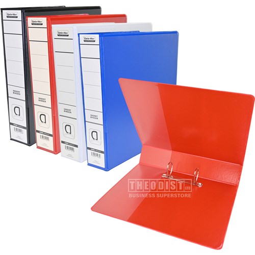 DataMax INB402 Insert Binder 2 D Rings Spine 40mm - Theodist