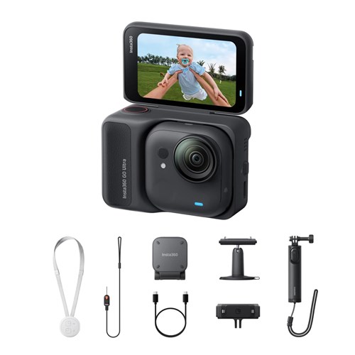 Insta360 Go Ultra Action Camera Creator Bundle Version Black INSTAGOULTRAC-B - Theodist