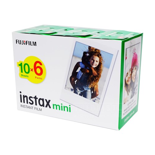 Fujifilm Instax Mini Instant Film 10 Sheets x 6 Packs - Theodist