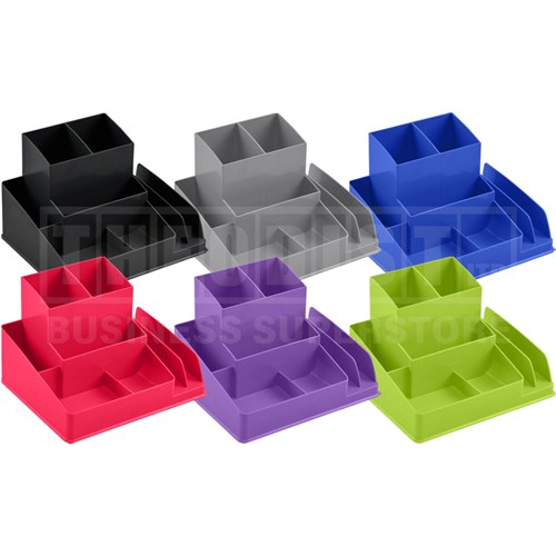 Italplast Desk Organiser I 35 Assorted Colours - Theodist 