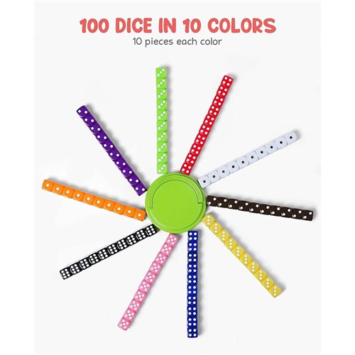 JoyCat Counters Dice 16mm 6 Sided 50 Pcs_3 - Theodist