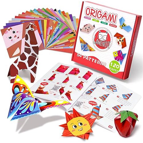 JoyCat Colourful Origami Paper Artist Kit 54 Patterns - Theodist