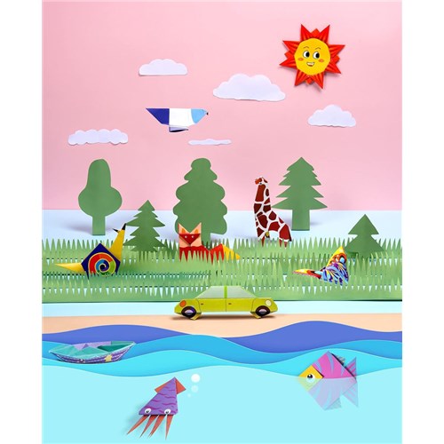 JoyCat Colourful Origami Paper Artist Kit 54 Patterns_2 - Theodist