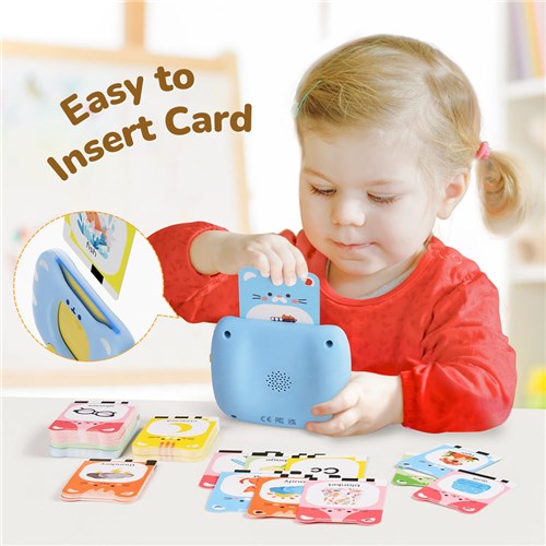 JoyCat Talking Flash Cards, 1 Card Reader, 160 Flash Cards 3 Rings, Charger & Storage Bag_1 - Theodist