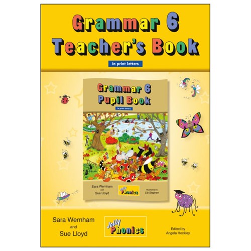 Jolly Phonics JL 166 Grammar 6 Teacher’s Book (in print letters) - Theodist