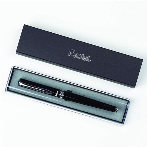 Pentel K611 Premium Sterling Gel Roller Pen 0.7mm, Black_2 - Theodist
