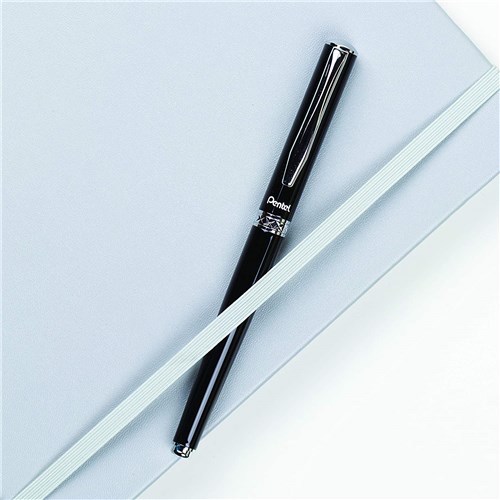 Pentel K611 Premium Sterling Gel Roller Pen 0.7mm, Black_4 - Theodist