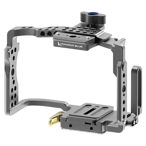 Kondor Blue Canon ARCA R5/R6/R Full Cage with Top Handle, Space Grey_1 - Theodist